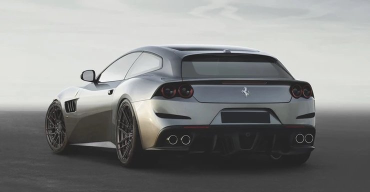 Ferrari GTC4 Lusso with Custom Forged Wheel Rims image.